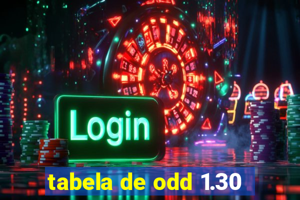 tabela de odd 1.30